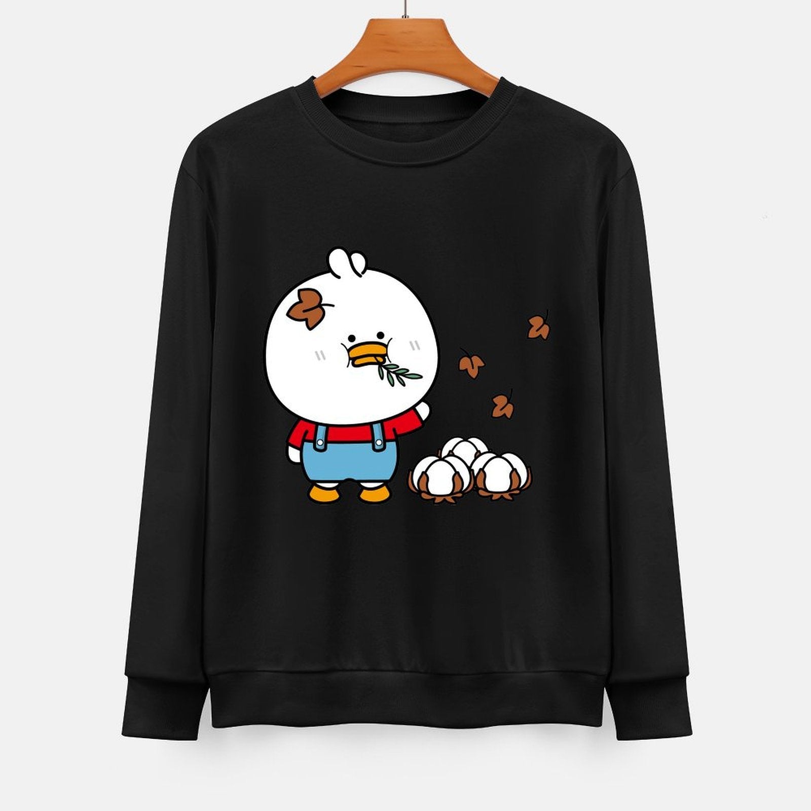 Front Patterned Long Sleeve TopModern Clean